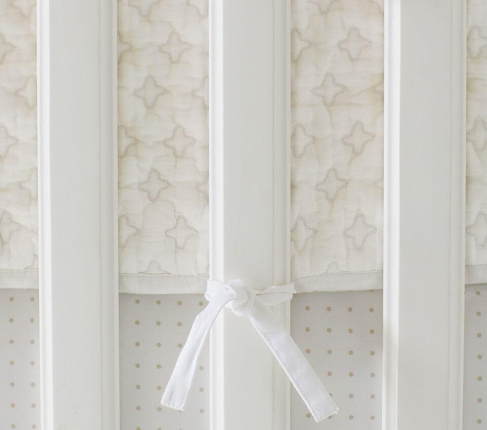 Haven Sweet Dot Organic Cot Fitted Sheet Pottery Barn Kids Australia